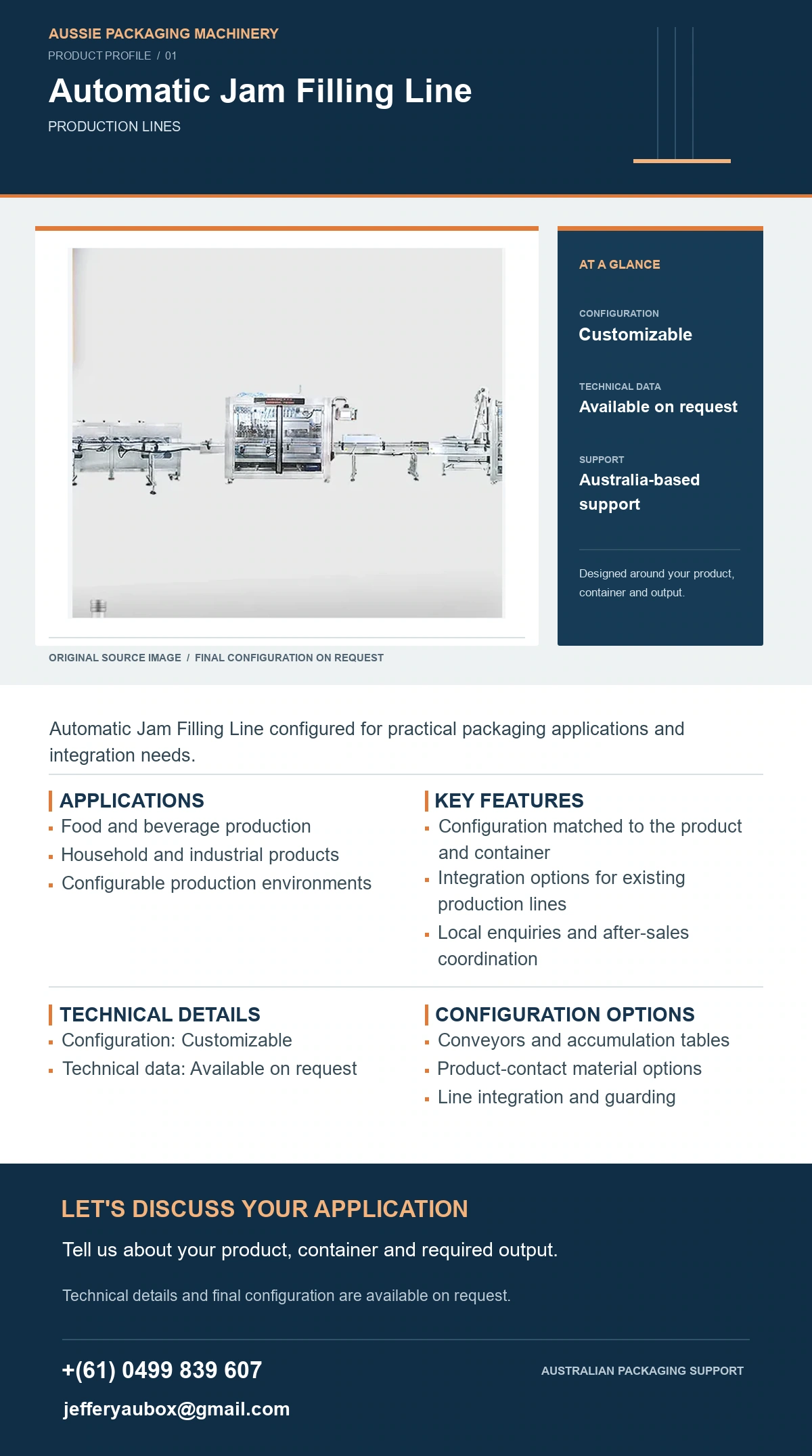 Automatic Jam Filling Line product detail artwork