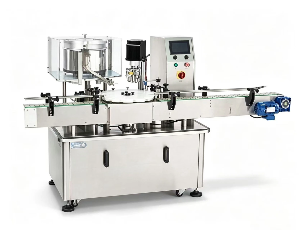 Automatic Metal Cap Locking Machine