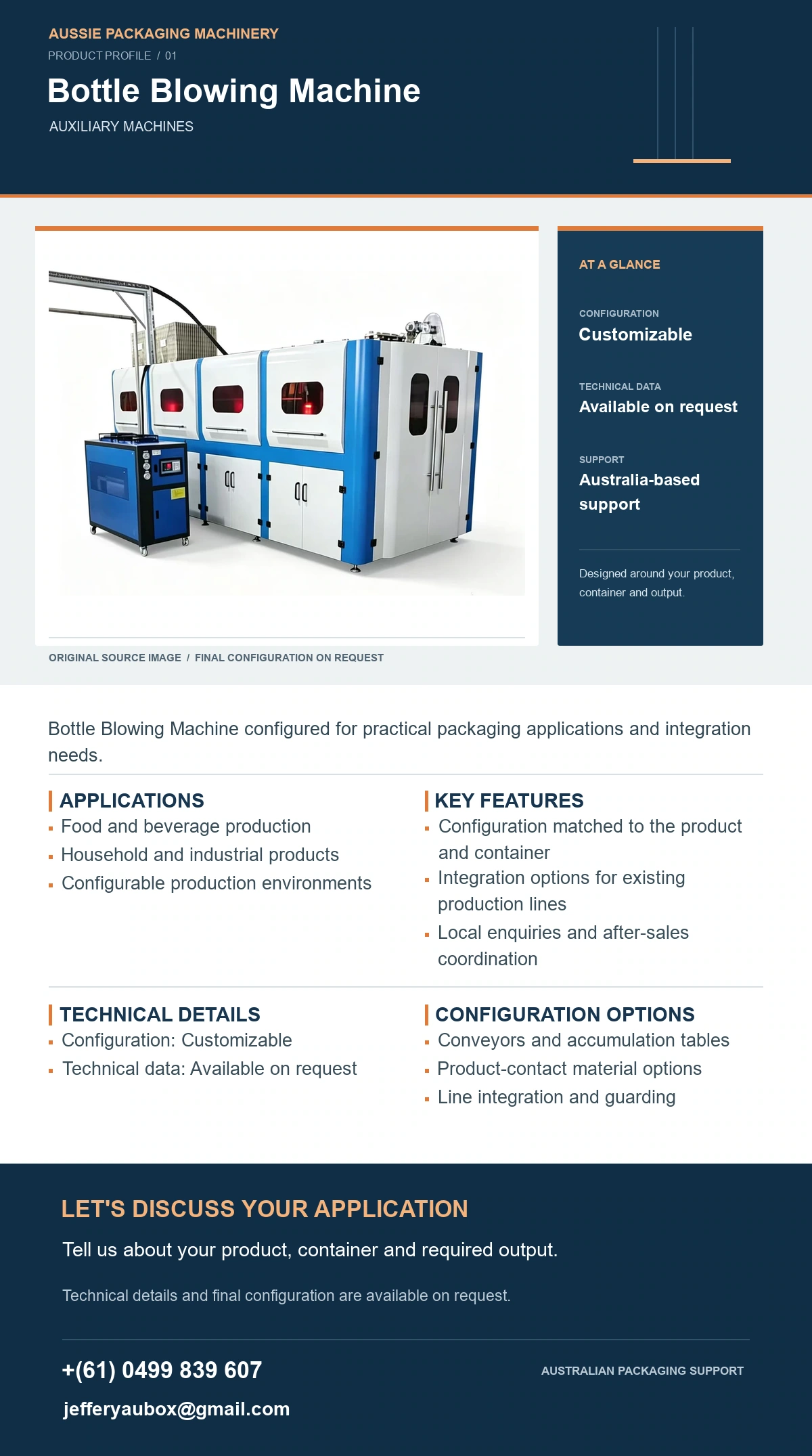 Bottle Blowing Machine product detail artwork