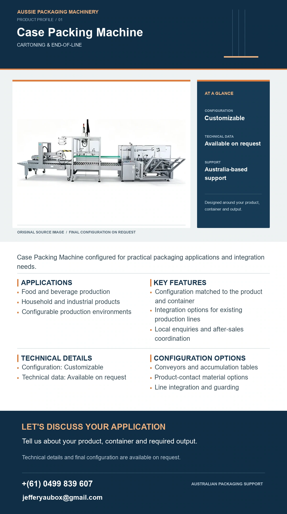 Case Packing Machine product detail artwork
