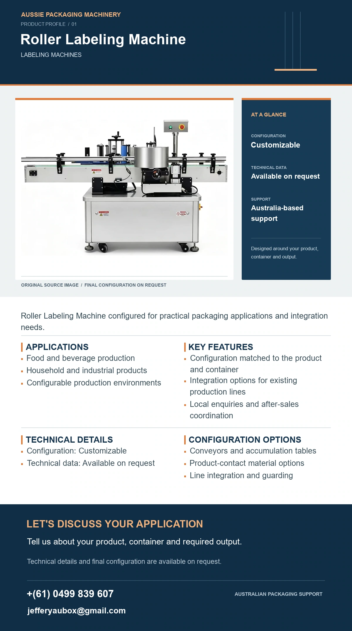 Roller Labeling Machine product detail artwork